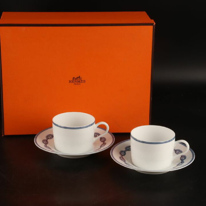 楽天市場】Hermès エルメスシェーヌダンクルカップ＆ソーサー2客 26/R  