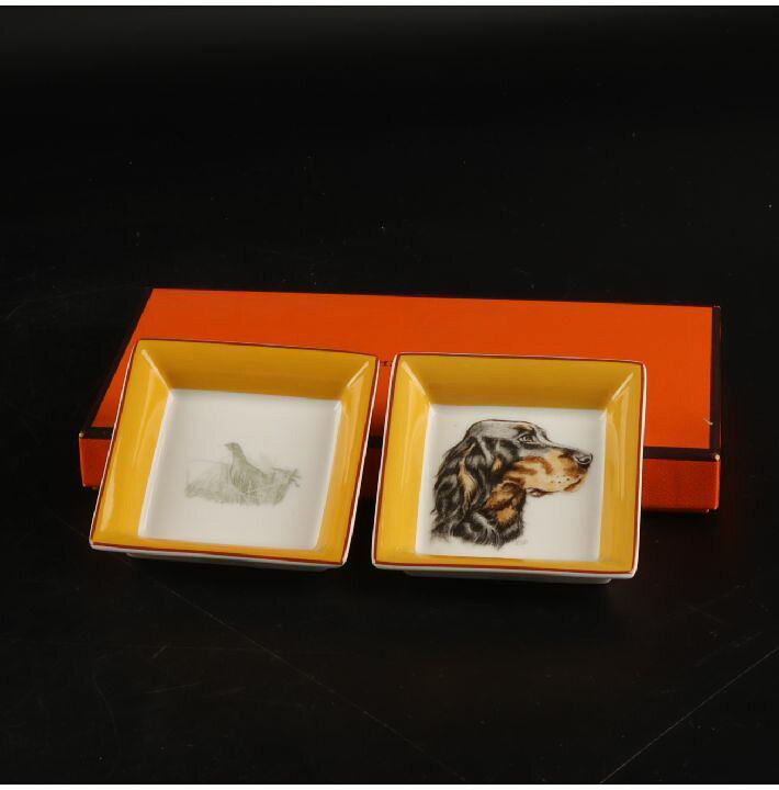 楽天市場】Hermès エルメス ミニプレート2客 1/R-127 : uraart