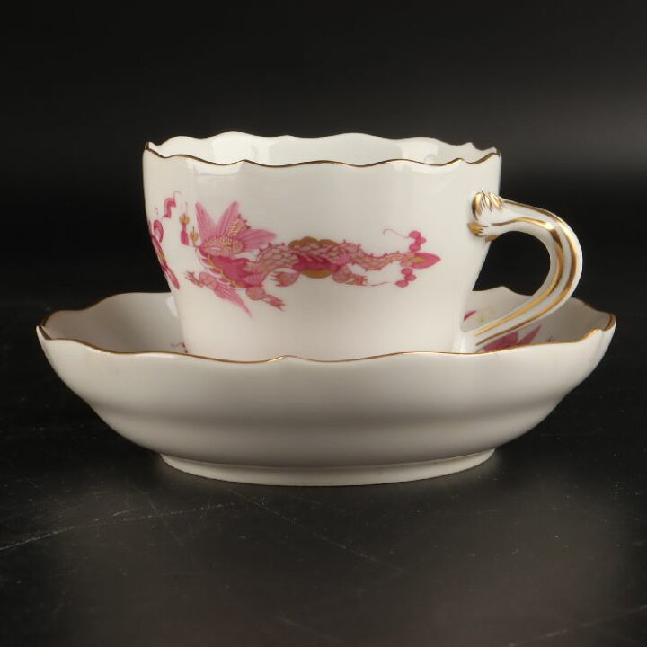 楽天市場】MEISSEN マイセンシノワズリ リッチドラゴン ピンクカップ 
