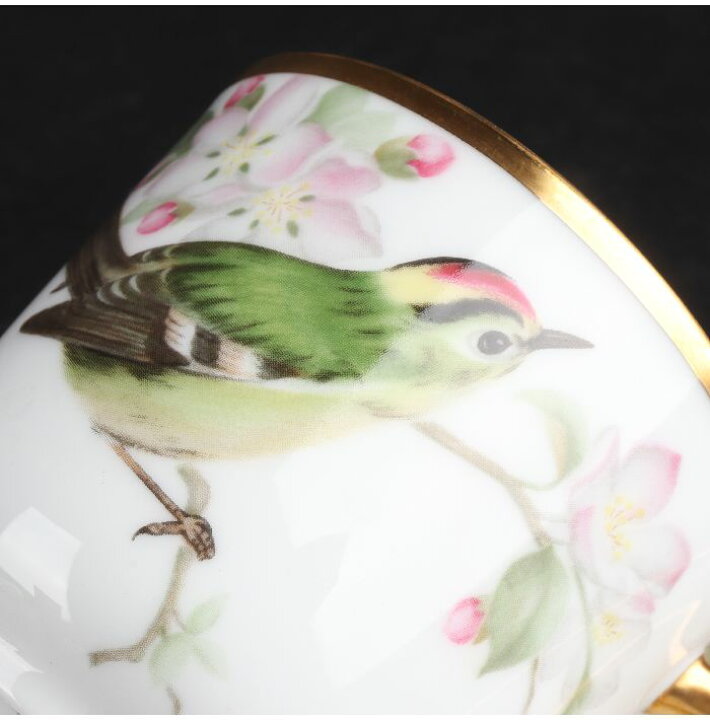 楽天市場】大倉陶園 野鳥シリーズ キクイタダキカップ＆ソーサー 