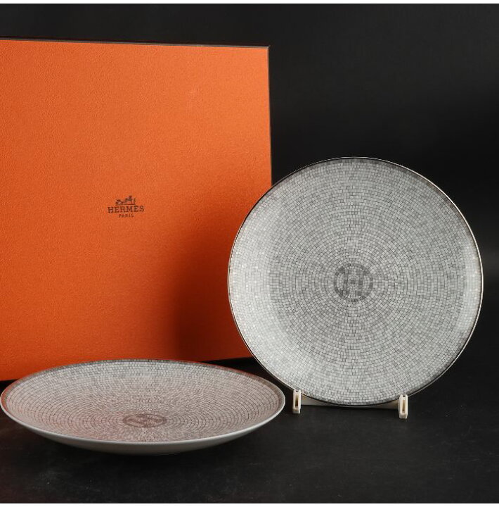 楽天市場】エルメス Hermès モザイクヴァンキャトルパンプレート 16cm 