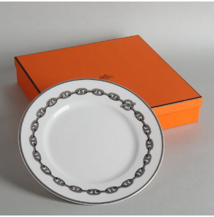 楽天市場】Hermès エルメス シェーヌダンクルプラチナミート皿22cm 12 
