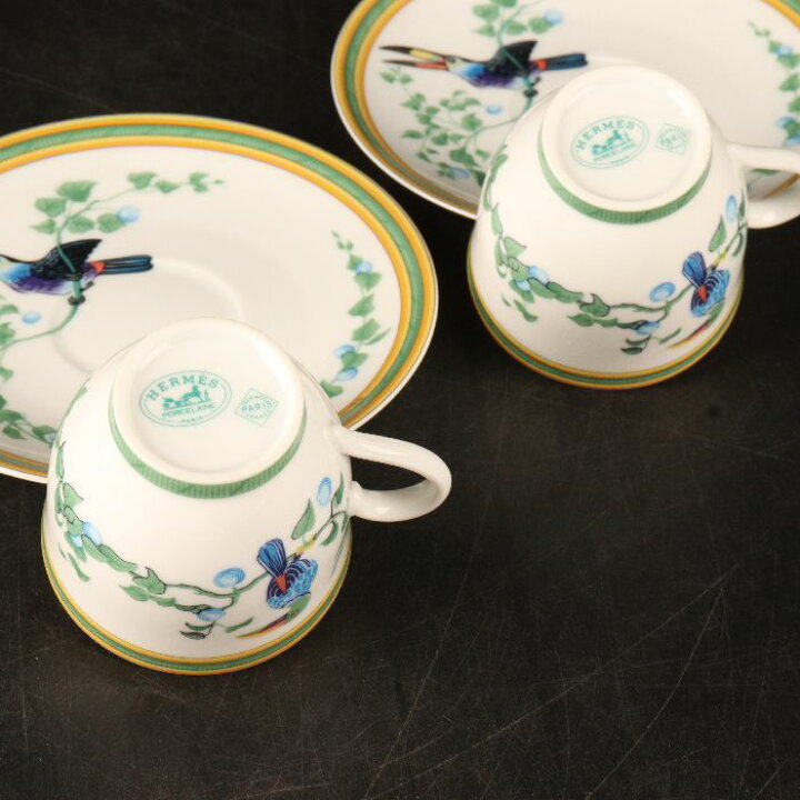 楽天市場】エルメス トゥカン デミタスカップ＆ソーサーペアセット 