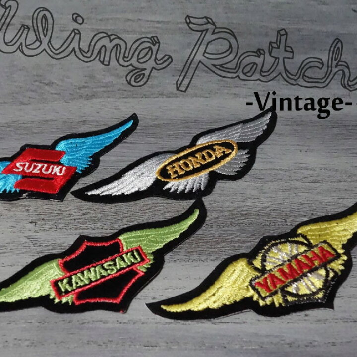 楽天市場】【ajito】Nos HONDA YAMAHA SUZUKI KAWASAKI WingPatch 