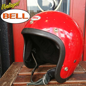 ajito BELL R-T 中期 ジェット ヘルメット レッド ベル スーパーマグナム ビンテージ ヴィンテージ モーターサイクル 7 3/8 (約59cm) バイク ハーレー カフェレーサー スティーブマックイーン スモールジェット