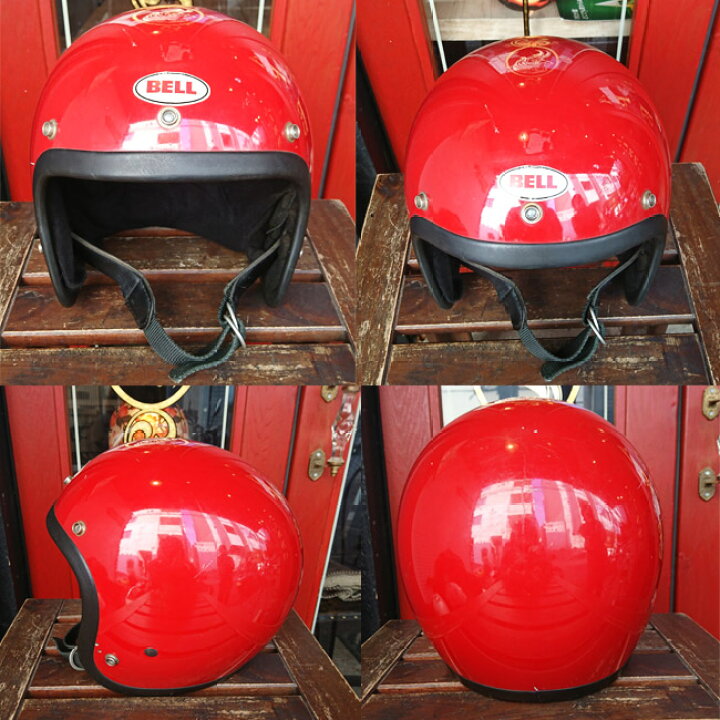 楽天市場】ajito BELL R-T 中期 ジェット ヘルメット レッド ベル  