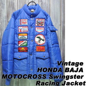 yajitozHappyend nbs[Gh HONDA BAJA MOTOCROSS Swingster Racing Jacket/z_ on gNX [VO re[W WPbg@[^[TCNWPbg oCNEFA Be[W