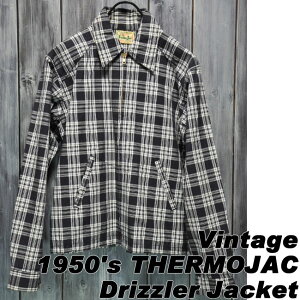 �yajito�zHappyend �n�b�s�[�G���h 1950's THERMOJAC Drizzler Jacket �T�[���W���b�N�@�X�C���O�g�b�v ���U�[ �W���P�b�g �U ���A���}�b�R�C�Y �u�R�@BUCO �r���e�[�W �W���P�b�g �R�[�g ���B���e�[�W�@�~