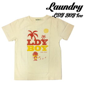 【ajito】Laundry ランドリー LDY BOY ロゴTシャツ カジュアル ユニセックス *デットストック*（SS/S/M/L）