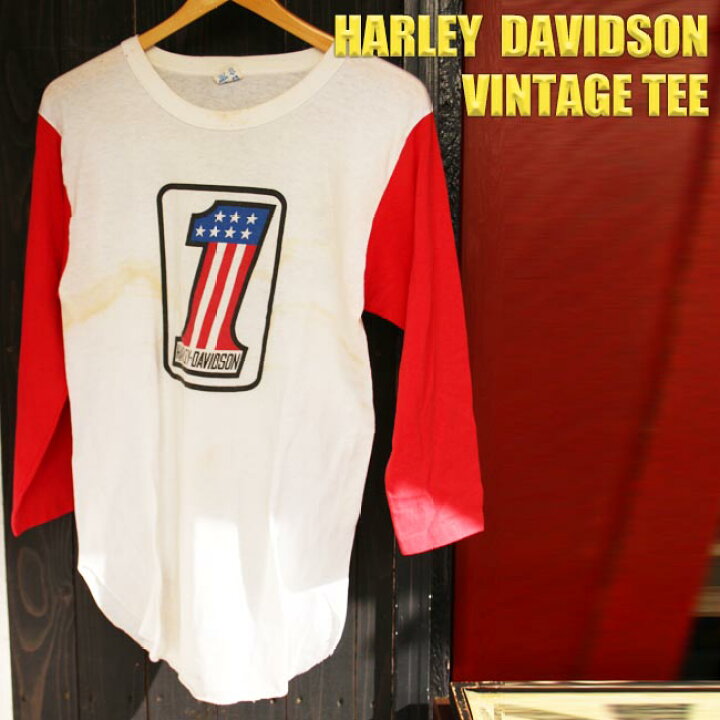 楽天市場】ajito HARLEY DAVIDSON NO.1 TEE VINTAGE ハーレー 