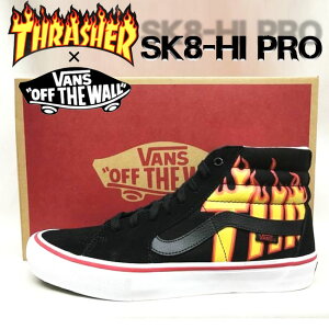 ajito VANS × THRASHER oY × XbV[ SK8-HI PRO VN0A347TOTE tCS XP[gnC v  nCJbg Xj[J[ ubN HAPPYEND XP[^[ C V[Y  A C|[g 26.5`30cm 