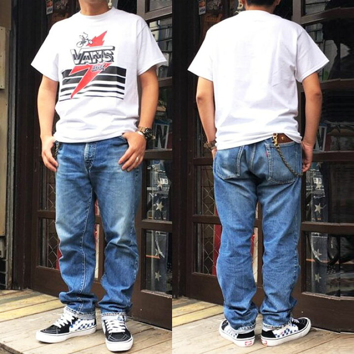 楽天市場 Buddy 別注 Vans Early 80 S Bmx Vans Skate Tee バンズ プリント Tシャツ 半袖 ホワイト ライトブルー 白 青 アメカジ トップス スケーター ファッション バディ 原宿 メンズ ストリート ファッション ライトニング Urahara Style楽天市場店