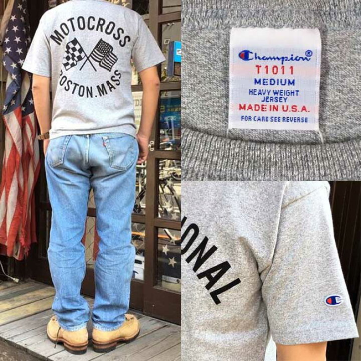 楽天市場】BUDDY × Champion INTERNATIONAL MOTOCROSS Tシャツ T1011 