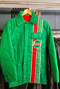 �yajito�zCastrol vintage Racing Jacket �r���e�[�W ���[�V���O �W���P�b�g���[�^�[�T�C�N���W���P�b�g �o�C�N�E�F�A ���B���e�[�W�@�X�^�W���� �J�X�g���[��