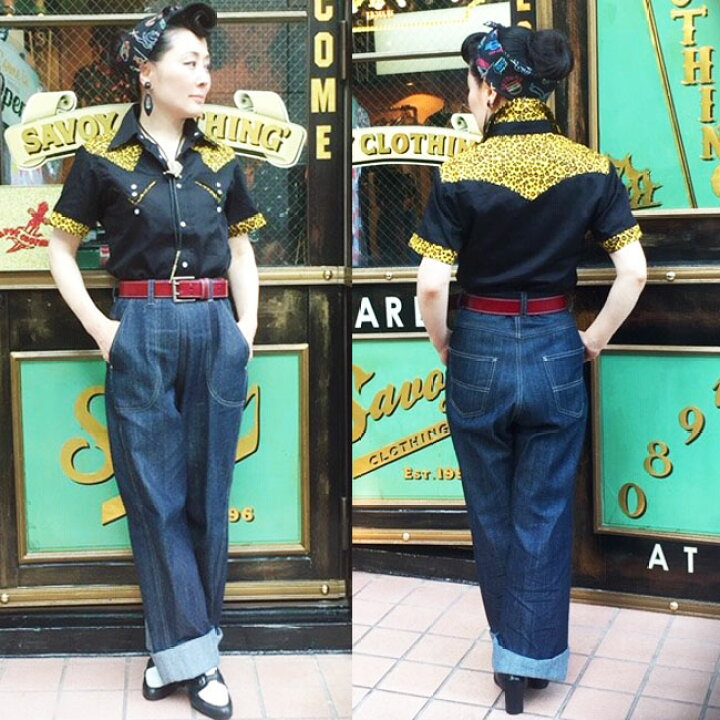 楽天市場 Savoy Clothing Flying V Pocket Western Shirts レオパード ゼブラ 切替 ウエスタン シャツ 半袖 サヴォイクロージング オープン シャツ 50 S 開襟 ロカビリー ファッション Rockabilly 衣装 サボイクロージング 原宿 50年代 ビンテージ風 ヒョウ柄 メンズ
