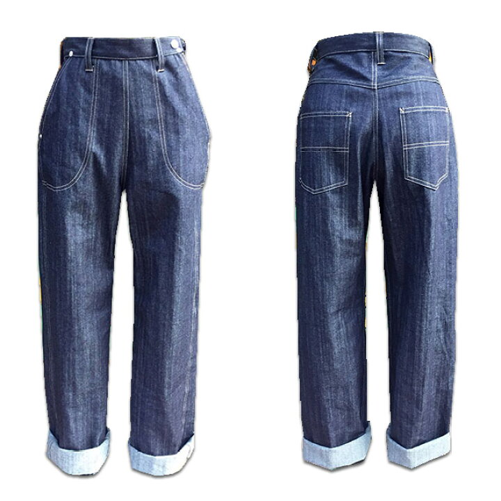 楽天市場】SAVOY CLOTHING Ladies Denim Ranch Pants デニム ランチ 
