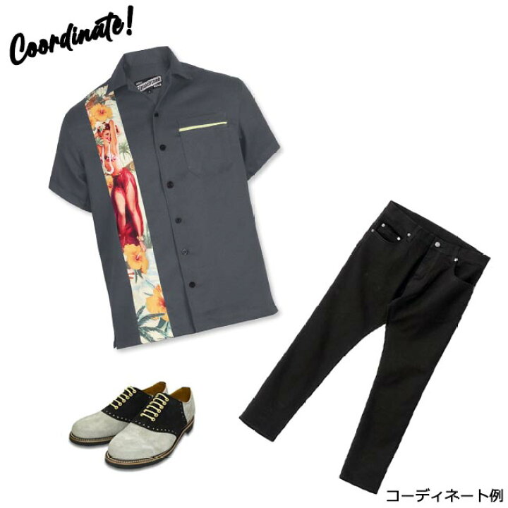 Sale 60 Off Savoy Clothing Liqor Brand Men S Shirts Hawaii サヴォイクロージング リカーブランド メンズ ラウンジシャツ ハワイ アロハ タトゥーガール オープン シャツ ブラック 半袖 50 S ロカビリー ファッション サボイクロージング 50年代 Bagochile Cl