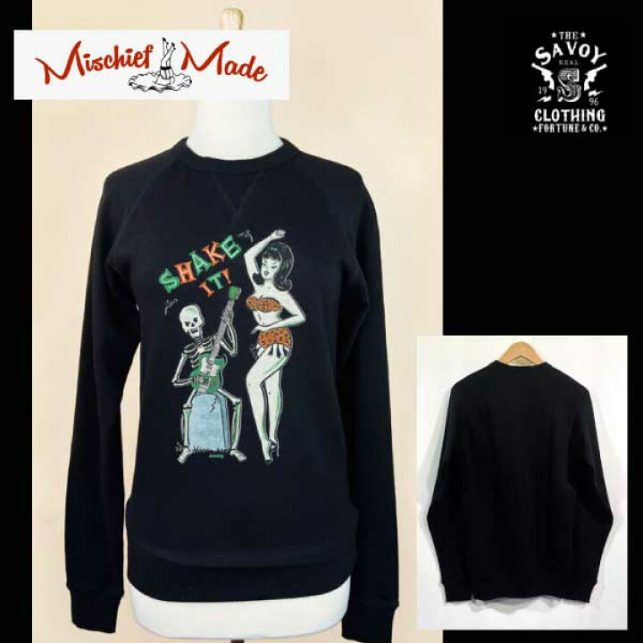 楽天市場】SAVOY CLOTHING Mischief Made CA U.S Shake It! Sweat 