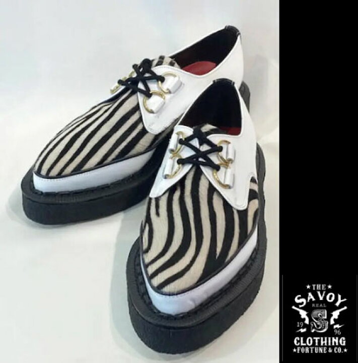 楽天市場】SAVOY CLOTHING Zebra Switch Creeper GEORGE COX × ROCK 