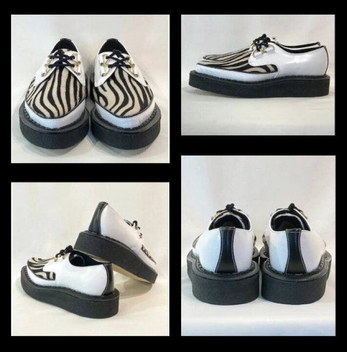 楽天市場】SAVOY CLOTHING Zebra Switch Creeper GEORGE COX × ROCK