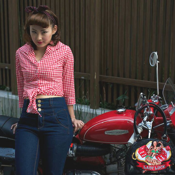 楽天市場 Savoy Clothing Gingham Check 3 4sleeve Hemknot Blouse ギンガムチェック 前結び ブラウス 2way 七分袖 レッド ブラック 赤 黒 サヴォイクロージング ヘムノット シャツ リボン レディース ロカビリー ファッション 衣装 サボイクロージング 原宿 50 S 50年代