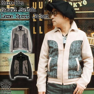 SAVOY CLOTHING Kuro-Pin Round Switch Lame Sport Jacket �s���N �X�e�b�` �J�X�� ���E���h�ؑ� ���J�r���[ �X�|�[�c �W���P�b�g ���� �T���H�C�N���[�W���O �u���]�� �A�E�^�[ 50's ���J�r���[ �t�@�b�V���� 