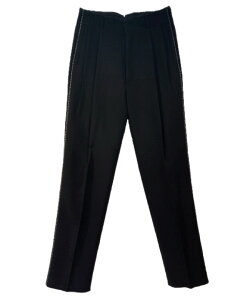 SAVOY CLOTHING Real Hand Stitch Bkack Two Pleated Pants (SVY-JK147Set-Up)�@�T���H�C�N���[�W���O�@rockabilly�@�v���[�c�p���c�@rockabillypants�@blackslacks�@twopleatedpants�@50s�@handstitch�@SVY-TPT019