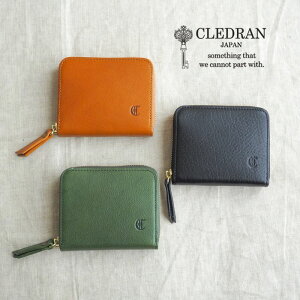 CLEDRAN �N���h���� ���E���h�t�@�X�i�[�R���p�N�g���U�[�E�H���b�g / ��̂Ђ�T�C�Y�ł��@�\���̍����X�N�G�A���z ���f�B�[�X TOUR WALLET�@CL3269�@�i�`������ ��l�J�W���A�� �H �~ pt-o