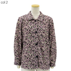 レディース シニア ストレッチ ななめ 大きめボタン ちりめん ニット ブラウス 日本製 春秋 70代 80代 90代 服 高齢者 女性 普段着 部屋着 お年寄り おしゃれ着 外出着 婦人 敬老の日 母の日 シニアファッション