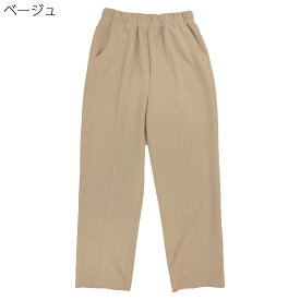 シニアファッション レディース 70代 80代 90代 春夏 超伸 スゴ楽 ちりめん ストレッチ ウエストゴム パンツ●春 夏 秋 婦人 大きいサイズ 刺繍名入れ無料 誕生日 母の日 プレゼント ギフト 高齢者 おばあちゃん 婦人服 介護施設向け