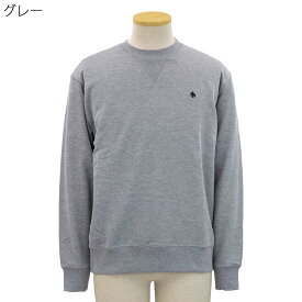 アウトレット POLO BCS ロゴ刺繍 裏毛 クルーネック トレーナー スウェット シニアファッション 70代 80代 90代 敬老の日