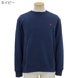 アウトレット POLO BCS ロゴ刺繍 裏毛 クルーネック トレーナー スウェット シニアファッション 70代 80代 90代 敬老の日