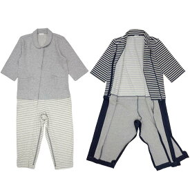 フルオープン 介護パジャマ（オールインワンタイプ） 男女兼用 上下続き服 紳士 婦人 男 女兼用 S M L LL サイズ フルオープン 介護着 通販 敬老の日 高齢者 介護　ロンパース