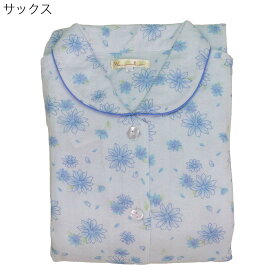 袖裾リブ 衿付 ふんわり ソフト キルト パジャマ シニア 婦人 秋冬 ねまき 高齢者 敬老の日 シニア向け 高齢者 入院 介護 介護施設での安心