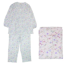 ゆったり パジャマ 綿100% スムス 通年 ねまき 春 秋 シニア 婦人 高齢者 年間素材 敬老の日 シニア向け 高齢者 入院 介護 介護施設での安心 母の日 シニアファッション