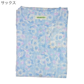 パジャマ シニア 婦人 春 夏 綿100 アキハ楊柳 薄手 ねまき 高齢者 春夏 敬老の日 シニア向け 高齢者 入院 介護 介護施設での安心 母の日 シニアファッション