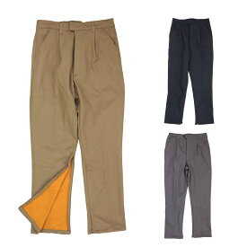 ストレッチチノ 裏フリース 裾ファスナー パンツ 介護 ズボン リハビリ アクティブ シニア シニアファッション 70代 80代 90代 通年 敬老の日 父の日 ゴム
