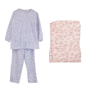 パジャマ あったか 裏起毛 ワンタッチ テープ マジックテープ ねまき 高齢者 シニア 婦人 秋冬 敬老の日 シニア向け 高齢者 入院 介護 介護施設での安心