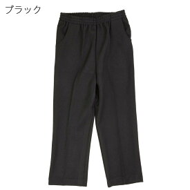 ウエストゴム サーモソーラー ヘリンボン パンツ 日本製●婦人 シニアファッション 70代 80代 90代 秋冬 あったか レディース シニア ズボン ゴム