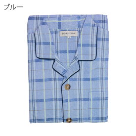 シニア パジャマ 紳士 快適 綿混 天竺 前開き 春夏 敬老の日 高齢者 入院 介護 介護施設での安心な睡眠をサポート シニアファッション 父の日