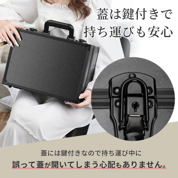 楽天市場】メイクボックス 鏡付き 鏡つき 大容量 ライト付き 持ち運び 