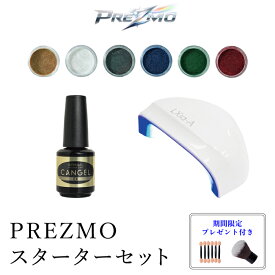 【PREZMO公式】PREZMO スターターセット プリズモ ぷりずも 塗装 プラモデル プラモ ミラー塗装 ミラーパウダー ミラパ セット 初心者 簡単 時短 コンパクト 安全 全色 クリアジェル