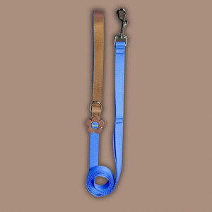 \̔yTOOFzFlower Logo LeashiBlue/Brownj [h p[h U[h pi hbOObY ؍ g |bv fCW[`[t v
