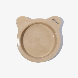 ※予約販売【BRIDGE.DOG】BASIC BEAR BOWL(GRANOLA)艶あり 韓国 犬用品 ドッググッズ フードウェア 犬お皿 フードボウル 餌皿 水飲み 給水器 食器