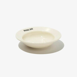 即納【BRIDGE.DOG】BRIDGE TOY DISH(BABY CREAM)艶あり 韓国 犬用品 ドッググッズ フードウェア 犬お皿 フードボウル 餌皿 水飲み 給水器 餌