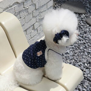 [yDURANG RURANGzDot Teddy Bear TopiNavyj  hbOEFA ̕ ^ ^ pi hbOObY TVc X[uX t