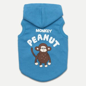 \̔yandblankzPeanut Monkey Sleeveles Hoodie  hbOEFA ̕ X[uX pi hbOObY ؍ ^ ^ t