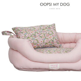 ※予約販売【OOPS! MY DOG】The Bomnal Nest（Pink） 韓国 ブランド かわいい おしゃれ プレゼント 小型犬 マット NEW 春 夏 秋 冬 クッション 犬