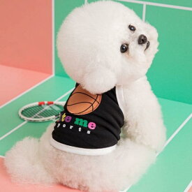 ※予約販売【BITE ME】Playball Crop Tee（Basketball） 韓国 ブランド かわいい おしゃれ プレゼント 小型犬 NEW 春 夏 秋 ペット用品