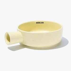 即納【BRIDGE.DOG】BRIDGE PAN(COOKIE AND YELLOW) 韓国 犬用品 ドッググッズ フードウェア 犬お皿 フードボウル 餌皿 水飲み 給水器 食器